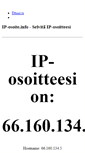 Mobile Screenshot of ip-osoite.info